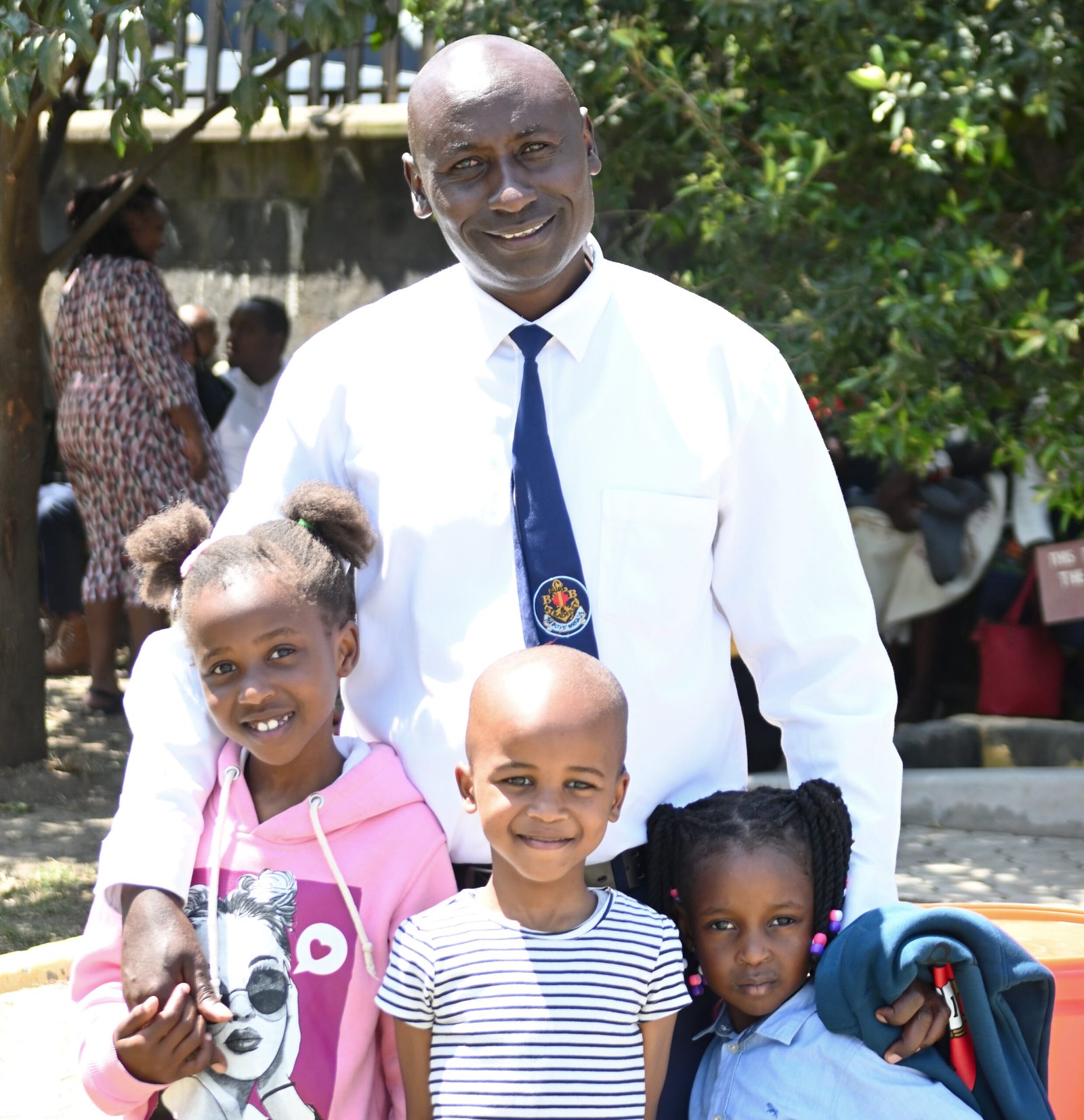 Adults and children at All Saints Naivasha