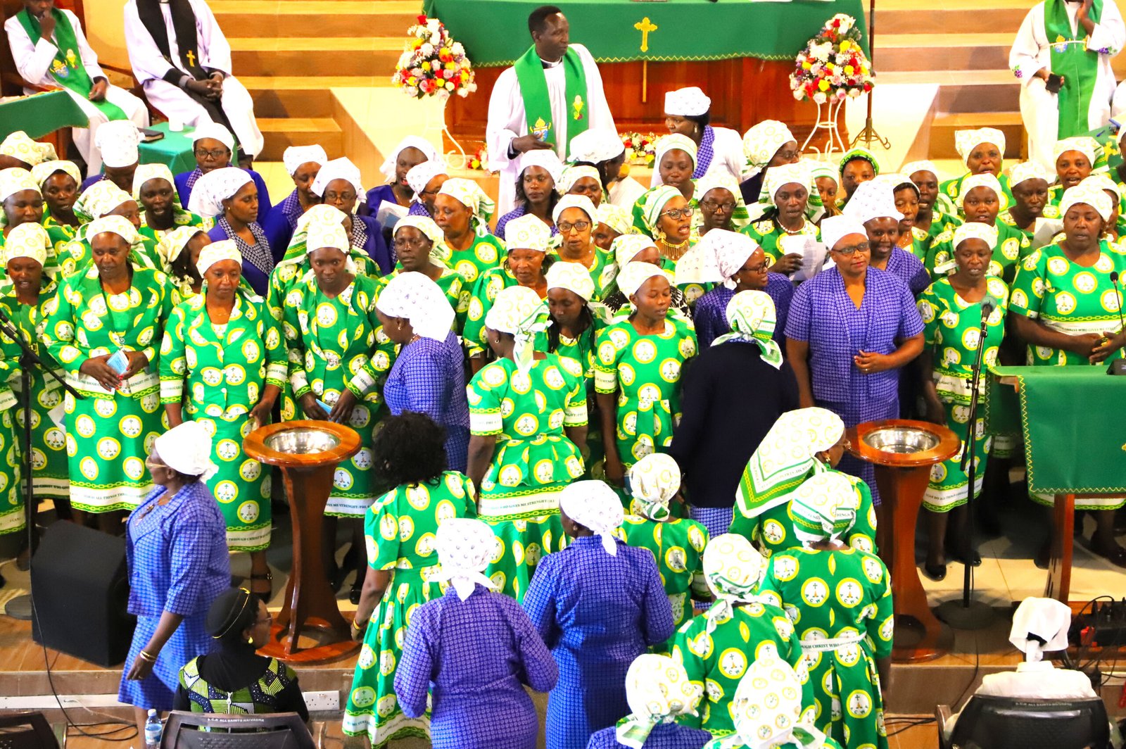 Mothers’ Union members gathered during worship
