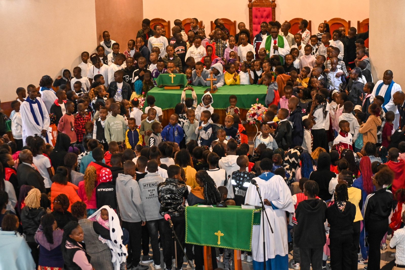 Children and young people at All Saints Naivasha