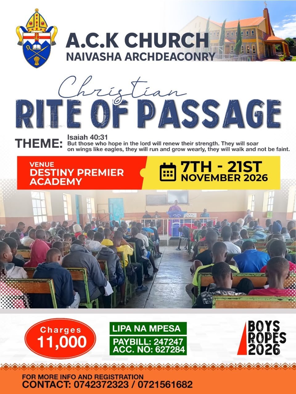 Christian Rite of Passage 2026 by ACK Naivasha Archdeaconry